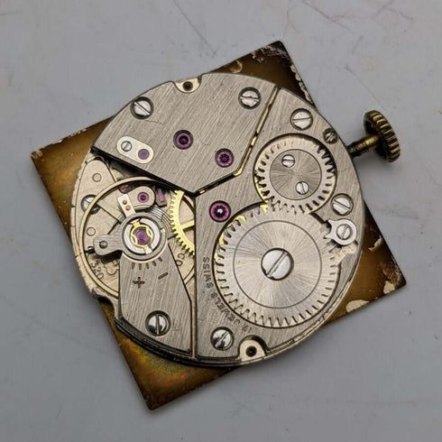 英国ヴィンテージ 動作良好 マッピン&ウェッブ パースウォッチ 機械式 17石 レザーケース